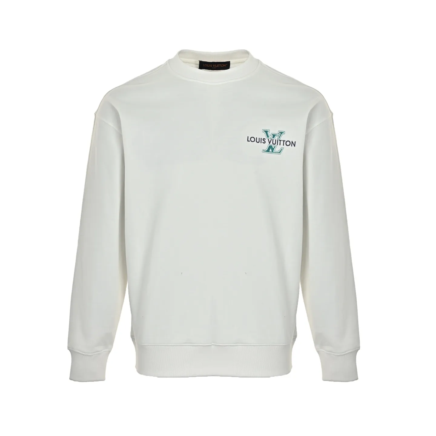 Louis Vuitton/Louis Vuitton presbyopic letter embroidered round neck sweatshirt